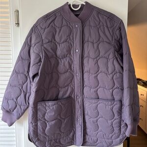 Madewell Purple Quilted Jacket - Never Worn